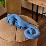 Soft Denizatı Figürlü Yastık - Mavi - 18x40 cm