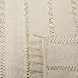 Soft Castel Runner - Beyaz - 35x145 cm