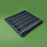 Soft Kadife Banyo Havlusu - Antrasit - 70x140 cm
