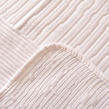 Soft Arven Tek Kişilik Yatak Örtüsü - Beyaz - 180x240 cm