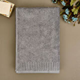 Soft Patte Banyo Havlusu - Gri - 70x140 cm