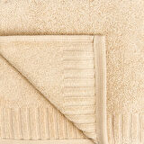 Soft Patte Ayak Havlusu - Krem - 50x70 cm