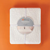 Soft Asos Çift Kişilik Yatak Örtüsü - Beyaz - 260x250 cm