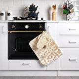 Soft Üçgen Eldiven ve 2'li Tutaç Seti - Renkli