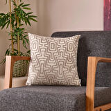 Soft Hugis Kırlent - Bej - 43x43 cm