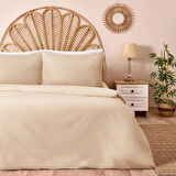 Soft Çift Kişilik Nevresim Takımı - Bej