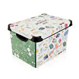 Hatıra Figürlü Saklama Kutusu - Renkli - 22 lt