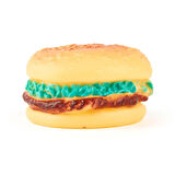 Sesli Hamburger Kedi Oyuncağı - Renkli - 8 cm