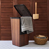 Çamaşır Sepeti - Siyah - 55 lt