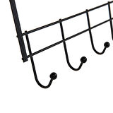 Eko 6'lı Kapı Arkası Askı - Siyah