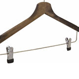 Ahşap Etek Pantolon Gömlek Askısı - Ceviz