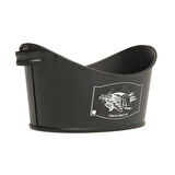 Metal Kayık Ekmeklik - Siyah