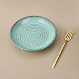 Zest Çukur Tabak - Yeşil - 21 cm