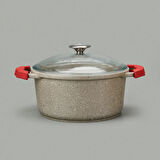 Döküm Tencere - Siyah - 24 cm