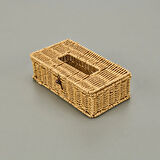 Rattan Dikdörtgen Peçetelik - Açık Kahverengi