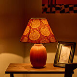 Design Vesecret Handmade Abajur - Turuncu / Renkli