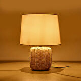 Lighting Santo Abajur - Kahverengi / Beyaz - 45x30 cm