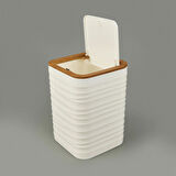 Bath Luna Kare 5 li Banyo Seti - Beyaz