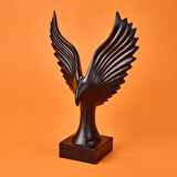 Deco Eagle Dekor - Siyah - 34 cm