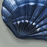 Deco Shell Dekoratif Tabak - Lacivert - 30 cm