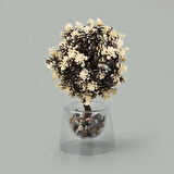 Dekor Yapay Top Ağaç - Asorti - 20x15 cm