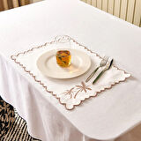 Soft Palm Amerikan Servis - Beyaz - 30x50 cm