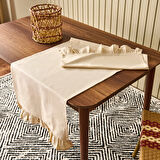 Soft Fancy Runner - Bej - 50x130 cm