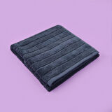 Soft Kadife Ayak Havlusu - Antrasit - 50x70 cm