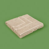 Soft Premium Ayak Havlusu - Bej - 50x70 cm