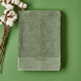 Soft Premium Yüz Havlusu - Haki - 50x90 cm