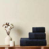 Soft Premium Yüz Havlusu - Lacivert - 50x90 cm