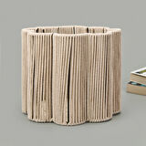 Living Granny Summer Büyük Dekoratif Sepet - Ekru - 30x25 cm