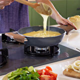 Fiesta Seramik Sahan - Siyah / Açık Kahverengi - 20 cm