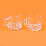 Elysia 2'li Cam Kupa - Şeffaf - 195 ml