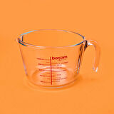 Borcam Ölçü Kabı - Şeffaf - 1 lt