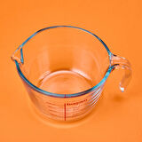 Borcam Ölçü Kabı - Şeffaf - 1 lt