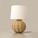 Lighting Borgo Abajur - Kahverengi / Beyaz - 50x30 cm