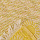 Soft Sun Çift Taraflı Çocuk Pikesi - Sarı - 160x220 cm