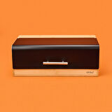 Alga Ekmek Kutusu - Kahverengi / Siyah