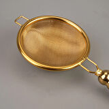 Çelik Çay Süzgeci - Gold