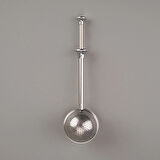 Saplı Bitki Çayı Süzgeci - Gri