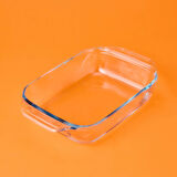 Dikdörtgen Fırın Kabı - Şeffaf - 2,2 lt