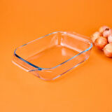 Dikdörtgen Fırın Kabı - Şeffaf - 2,2 lt