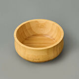 Küçük Boy Bambu Kase - Açık Kahverengi - 13 cm