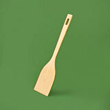 3'lü Bambu Spatula Seti - Krem