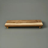 Houseware Ayaklı Sunum Tahtası - Kahverengi - 36x14,5x4 cm