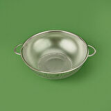 Paslanmaz Çelik Süzgeç - Gri - 28 cm