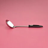 Kitchen Servis Kepçesi - Siyah - 30 cm