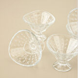 Alder 6'lı Ayaklı Kase - Şeffaf