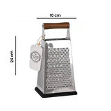 Houseware Ahşap Saplı Rende - 24x10 cm